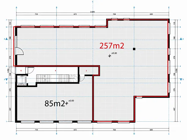 Radovići'de Luštica Bay Yakınında Ticari Alan — 255 m²
